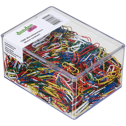 Artikelbild 3 für dundee Büroklammern farbsortiert lackiert, 1.500 St., Artikelnummer 422354