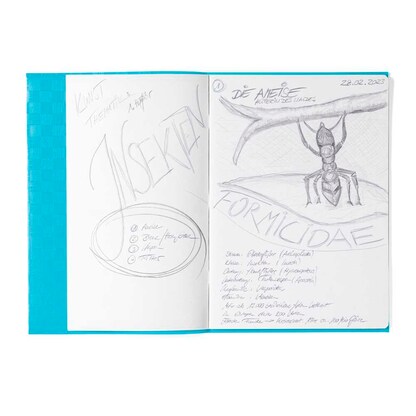 Artikelbild 2 für HERMA Heftumschlag mit Baststruktur türkis Kunststoff DIN A4, Artikelnummer 831814