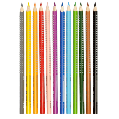 Artikelbild 2 für FABER-CASTELL Colour GRIP Buntstifte farbsortiert, 12 St., Artikelnummer 534271