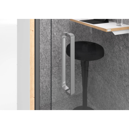 Artikelbild 10 für HAMMERBACHER SilentSpace Telefonbox grau 1 Fachboden mit Beleuchtung, Artikelnummer 576609