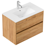 Artikelbild 1 für POSSEIK Waschbecken mit Unterschrank LIMES 80 eiche gold 80,0 x 46,5 x 58,5 cm, Artikelnummer 667376