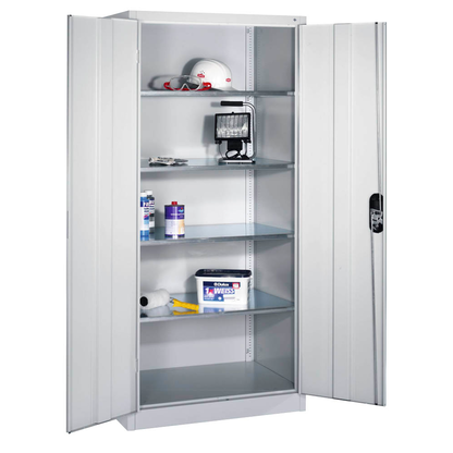 Artikelbild für CP Stahlschrank 8922-00 S10551 lichtgrau 4 Fachböden 93,0 x 60,0 x 195,0 cm, aufgebaut, 1 St., Artikelnummer 415568