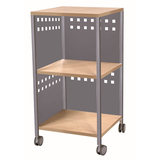 Artikelbild 1 für rocada Bürowagen buche 3 Ebenen 45,0 x 45,0 x 86,0 cm, Artikelnummer 586185