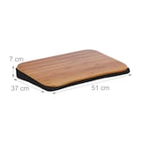 Artikelbild 1 für relaxdays Laptopkissen schwarz, braun, Artikelnummer 365947