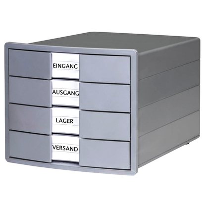 Artikelbild für HAN Schubladenbox KARMA grau 10128-18D, DIN A4 mit 4 Schubladen, 1 St., Artikelnummer 661732