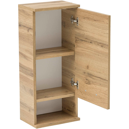 Artikelbild 7 für MÖBELPARTNER Bad-Hängeschrank Nora 144940 eiche landhaus 30,3 x 20,5 x 70,8 cm, Artikelnummer 673217