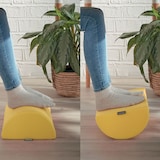 Artikelbild 1 für LEITZ Fußstütze Ergo Cosy gelb Stoff, Artikelnummer 793994