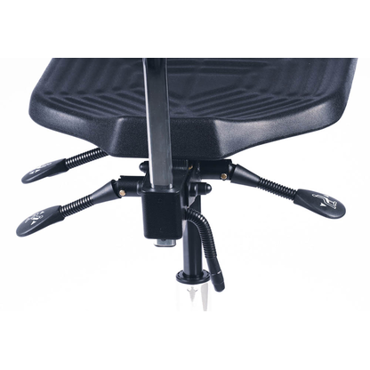 Artikelbild 3 für meychair Arbeitsdrehstuhl W4-TR-PU-ALU schwarz, Artikelnummer 248728