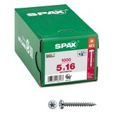 Artikelbild 1 für SPAX® Universalschrauben T20 Halbrundkopf WIROX 0201010500165 5 mm x 16 mm, 1.000 St., Artikelnummer 396107