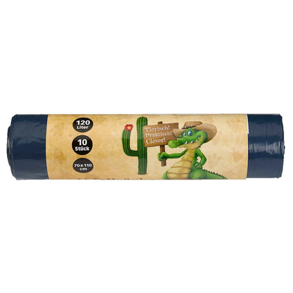 Artikelbild 2 für dundee Müllbeutel 120,0 l schwarz 35,0 µm, 10 St., Artikelnummer 618169