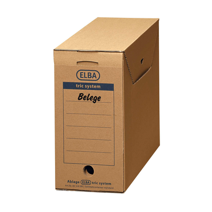 Artikelbild 2 für ELBA Archivboxen tric system braun 16,0 x 34,0 x 32,0 cm, 6 St., Artikelnummer 753699