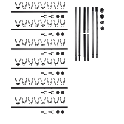 Artikelbild 8 für WENKO Teleskop-Schuhregal Herkules Shoes schwarz 94,0 x 9,0 x 165,0 - 300,0 cm, 1 St., Artikelnummer 531341