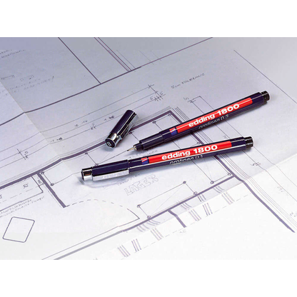 Artikelbild 12 für edding 1800 Fineliner schwarz 0,35 mm, 1 St., Artikelnummer 898128