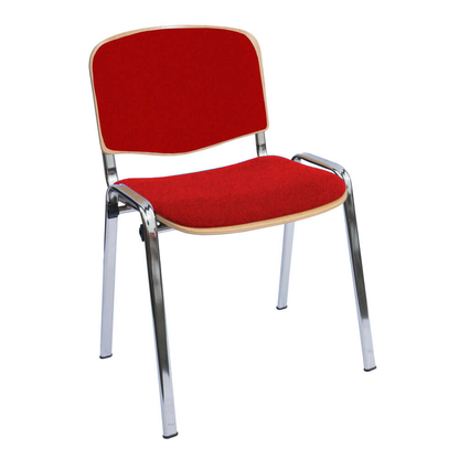 Artikelbild für LÜLLMANN Stapelstuhl 225483 rot Stoff, 1 St., Artikelnummer 790909