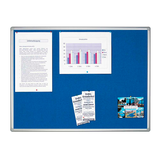 Artikelbild 1 für FRANKEN Pinnwand PRO 120,0 x 90,0 cm Textil blau, Artikelnummer 783611