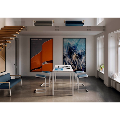 Artikelbild 4 für Quadrifoglio Konferenztisch Creo weiß rechteckig, 4-Fuß-Gestell weiß, 160,0 x 80,0 x 107,0 cm, Artikelnummer 670024