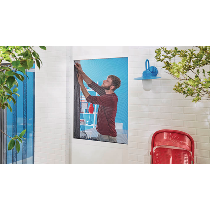 Artikelbild 9 für tesa Fliegengitter Insect Stop Comfort anthrazit 1,30 x 1,30 m, Artikelnummer 559304