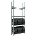 Artikelbild 1 für SCHULTE Reifenregal 20987 silber 110,0 x 40,0 x 275,0 cm, Artikelnummer 855705