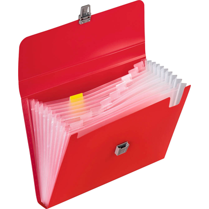 Artikelbild für BRUNNEN Fächermappe FACT!pp 10 Fächer rot, 1 St., Artikelnummer 926574