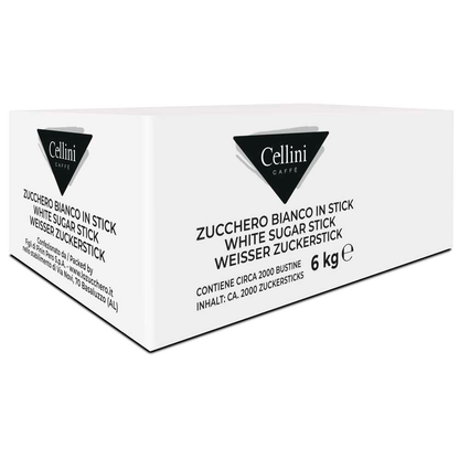 Artikelbild 2 für Cellini Weißer Zucker Zuckersticks, 2000x 3,0 g, Artikelnummer 385728