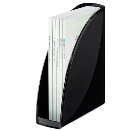 Artikelbild 4 für ELBA Stehsammler wave 400091711 schwarz Kunststoff, DIN A4, 4 St., Artikelnummer 387098