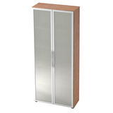 Artikelbild 1 für HAMMERBACHER 4200 Vitrine nussbaum 4 Fachböden, Artikelnummer 866330