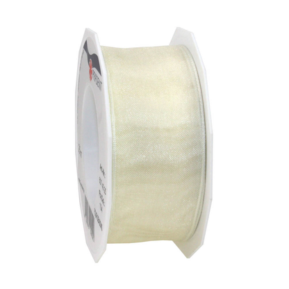 Artikelbild für PRÄSENT Geschenkband Four Seasons seidenmatt creme 40,0 mm x 25,0 m, Artikelnummer 968875