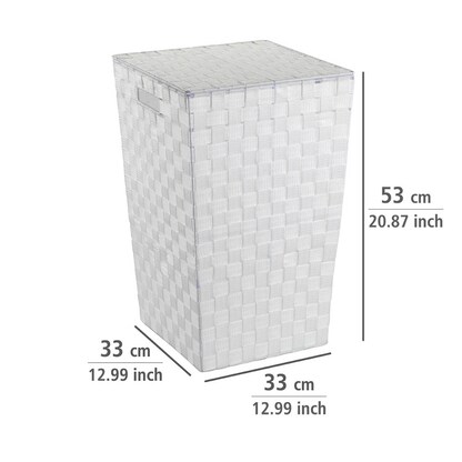 Artikelbild 4 für WENKO Wäschekorb Adria Square weiß, 1 St., Artikelnummer 529836