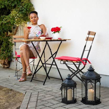 Artikelbild 6 für relaxdays ohne Leuchtmittel Laternen-Set schwarz 12,5/16,0/20,0 cm, 3 St., Artikelnummer 643967