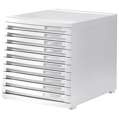 Artikelbild 3 für HAN Schubladenbox Contur weiß 1510-12D, DIN B4 mit 10 Schubladen, 1 St., Artikelnummer 661717