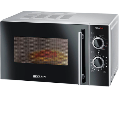 Artikelbild für SEVERIN MW 7771 Mikrowelle 700 W silber, Artikelnummer 798993