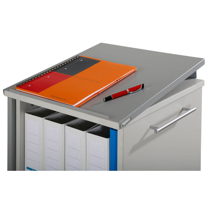 Artikelbild 7 für rocada Caddy Bürowagen grau 5 Ebenen 47,0 x 42,4 x 120,0 cm, Artikelnummer 586060