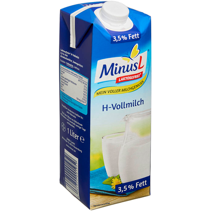 Artikelbild 3 für MinusL® H-Vollmilch laktosefreie Milch 3,5 % 10x 1,0 l, Artikelnummer 618383