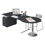 Artikelbild 1 für Kerkmann Lago Büromöbel-Set anthrazit, Artikelnummer 681440