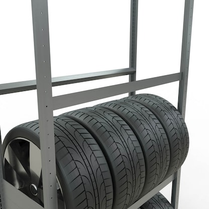 Artikelbild 4 für SCHULTE Reifenregal 20987 silber 110,0 x 40,0 x 275,0 cm, Artikelnummer 855705