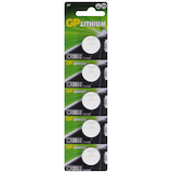 Artikelbild 1 für GP Knopfzellen CR2032 Lithium 3,0 V, 5 St., Artikelnummer 676189