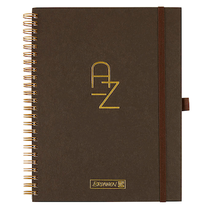 Artikelbild 2 für BRUNNEN Adressbuch Wire braun, 1 St., Artikelnummer 264297