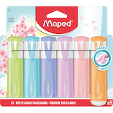 Artikelbild 1 für maped Fluo Peps pastell Textmarker farbsortiert, 6 St., Artikelnummer 260329