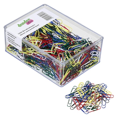 Artikelbild für dundee Büroklammern farbsortiert kunststoffüberzogen, 1.000 St., Artikelnummer 422301