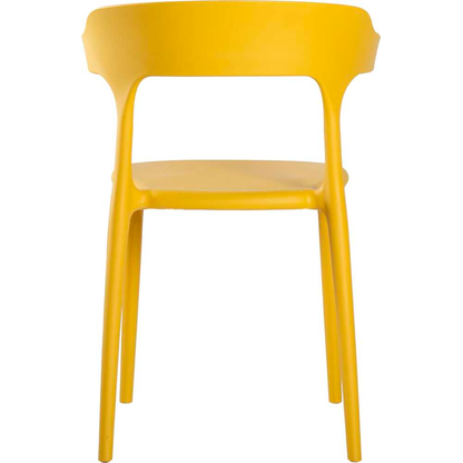 Artikelbild 3 für LÜLLMANN Besucherstuhl 230812 gelb Kunststoff, 1 St., Artikelnummer 790989