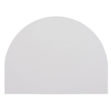 Artikelbild 1 für HAMMERBACHER Anbautisch höhenverstellbar Sira lichtgrau, silber halbrund 60,0 x 80,0 x 65,5 - 82,5 cm, Artikelnummer 642811