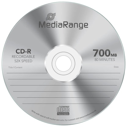 Artikelbild 3 für MediaRange CD-R 700 MB, 50 St., Artikelnummer 715151
