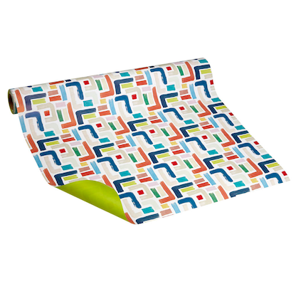 Artikelbild für JUNG SCHÖNER VERPACKEN Geschenkpapier Tango Streifen mehrfarbig beidseitig bedruckt, 20,0 m, Artikelnummer 176919