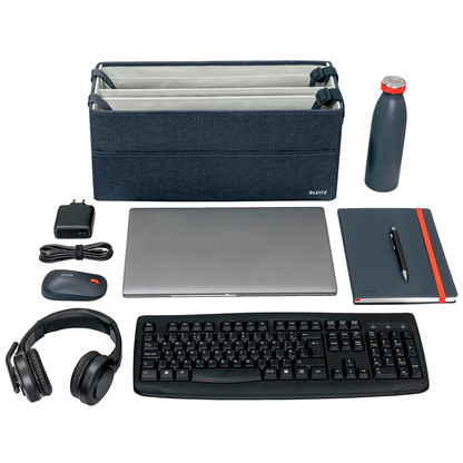 Artikelbild 4 für LEITZ Desk Sharing Tasche Hot Desking Stoff grau, Artikelnummer 507428