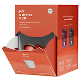 Artikelbild 1 für MY COFFEE CUP LUNGO DECAF Bio-Kaffeekapseln, Arabicabohnen 100 Stück, Artikelnummer 672309