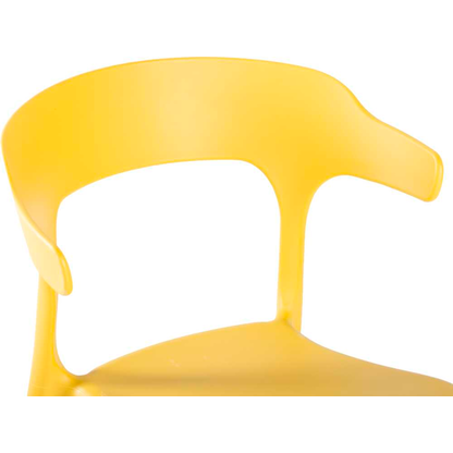 Artikelbild 5 für LÜLLMANN Besucherstuhl 230812 gelb Kunststoff, 1 St., Artikelnummer 790989