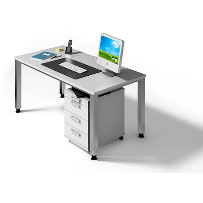 Artikelbild 8 für HAMMERBACHER Akandia Büromöbel-Set lichtgrau, Artikelnummer 841858