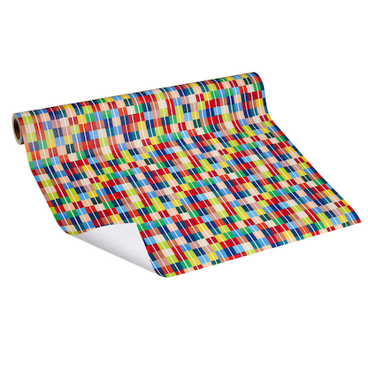 Artikelbild für JUNG SCHÖNER VERPACKEN Geschenkpapier Pierrot Quadrate mehrfarbig, 20,0 m, Artikelnummer 223147