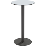Artikelbild 1 für meet powered by PAPERFLOW CROSS Stehtisch rund HPL-Platte grau 60,0 x 60,0 x 110,0 cm, 1 St., Artikelnummer 320901