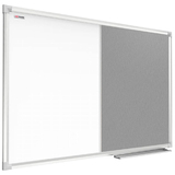 Artikelbild 1 für ALLboards Whiteboard-Pinnwand 60,0 x 40,0 cm Textil weiß, Artikelnummer 501928